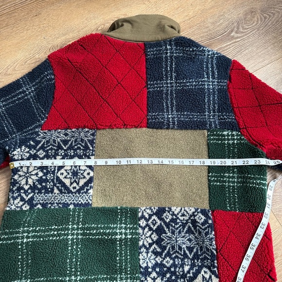 Colorful Patchwork Teddy Jacket - Picture 4 of 10